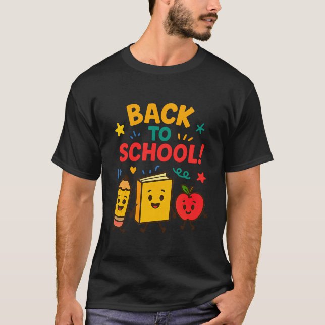 Back to school - Utformning av Tecknaden Cute T Shirt (Framsida)