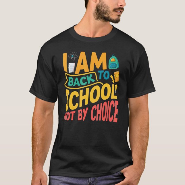 Back to school-utrustning för Tonåringar och Småba T Shirt (Framsida)