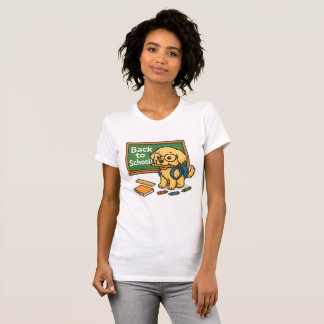Back to school Valp - Cute Golden Retriever T Shirt