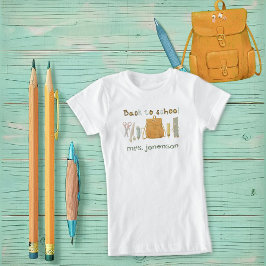 Back to school vänner t shirt