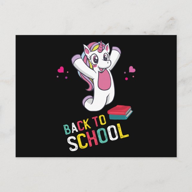 Back to school vykort (Framsida)