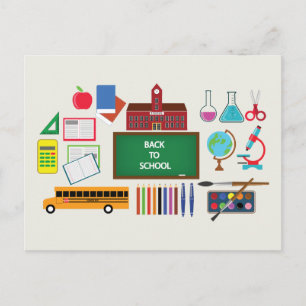 Back to school vykort