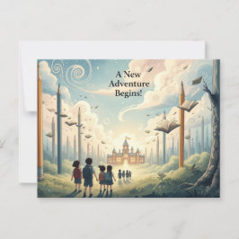 Back to school vykort