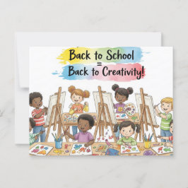 Back to school vykort