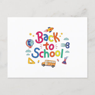 Back to school vykort