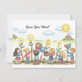 Back to school vykort