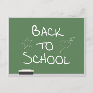 back to school-vykort vykort