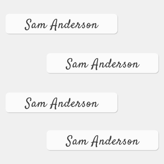 Back to School Waterproof Sticker Name Labels (Grupp)