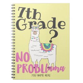 Back to schoolLlama ingen beställnings- klass för Anteckningsbok