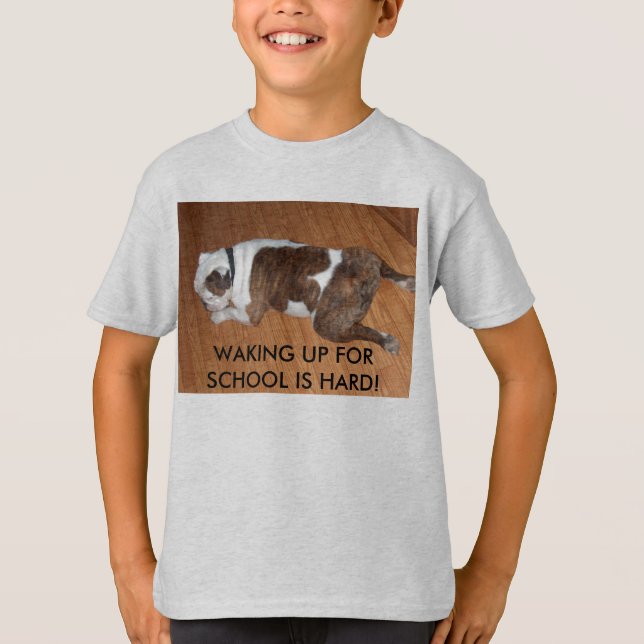 Back to schoolunge T-tröja T-shirt (Framsida)