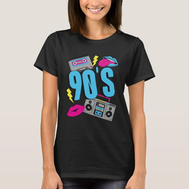 Back To The 90s Outfit Retro Party 90s Costume The T Shirt (Framsida)