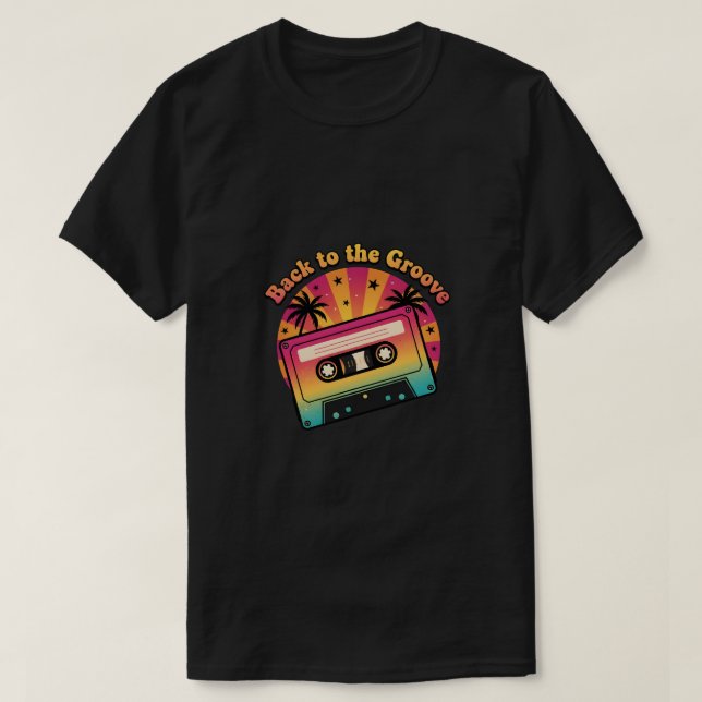 Back to the groove t shirt (Design framsida)