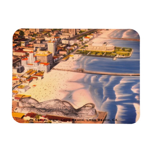 Back When Long Beach, CA Was Golden Magnet (Horisontell)