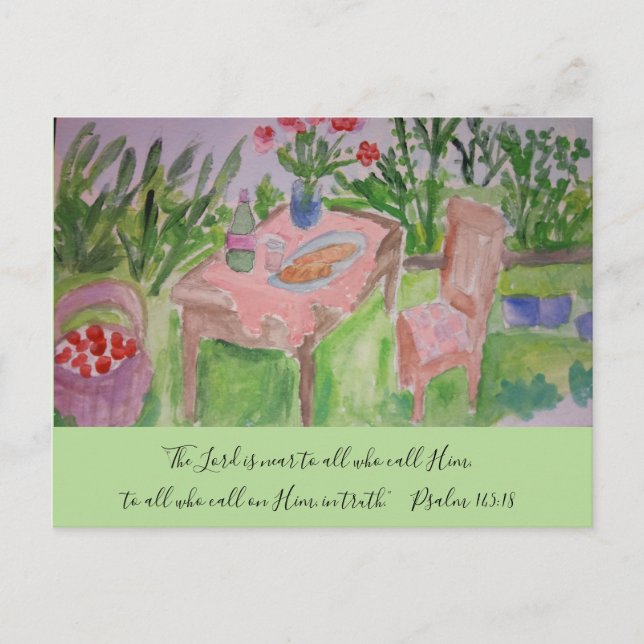 Back Yard Vykort (Framsida)