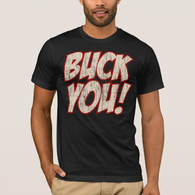 Backa dig! (vintage) tee shirt (Framsida)