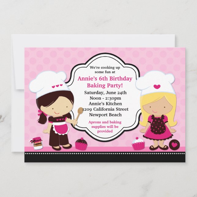 Backa Födelsedagsfest inbjudan (Framsida)