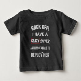 Backa! Jag har en galen syster - Varning T Shirt