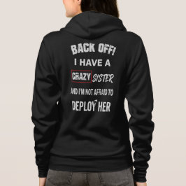 Backa! Jag har en galen syster - Varning T Shirt