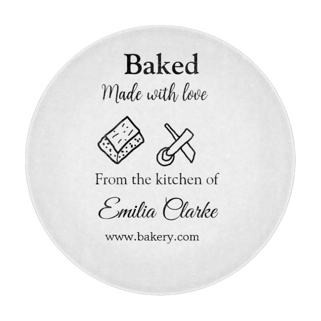 Backa med kärlek-bageribranschen, lägg till namn s (Framsidan)