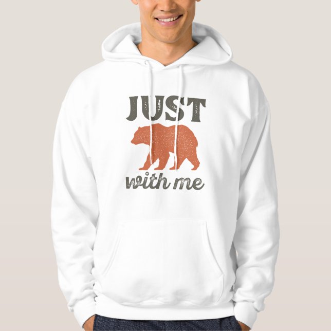 Backa med mig bara hoodie (Framsida)