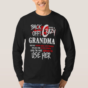 Backa Off Jag Har Galen Mormor Tröja Roligt Presen