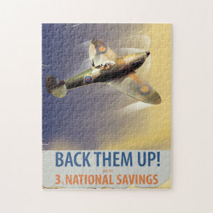 Backa upp dem! WW2-poster Pussel