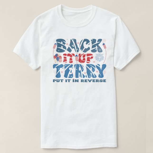 backa upp den där bak t shirt (Design framsida)