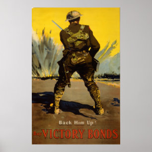 Backa upp honom! Köp Victory Bonds Poster