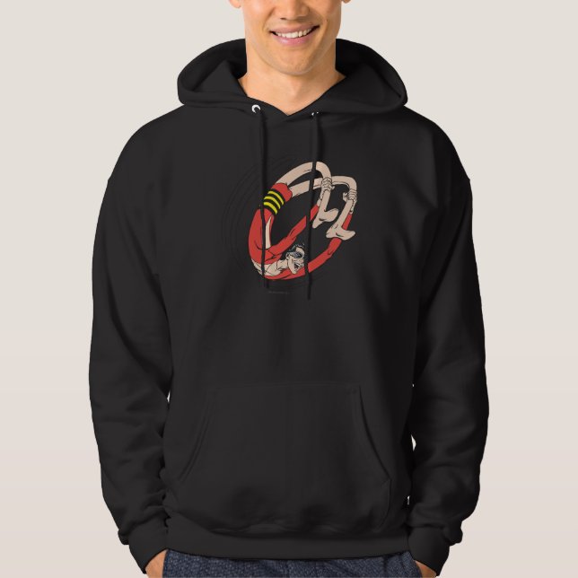 Backbend Wheel för plastiska män Sweatshirt (Framsida)