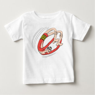 Backbend Wheel för plastiska män T-shirt