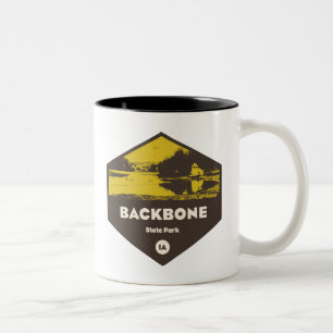 Backbone State Park Iowa Två-Tonad Mugg