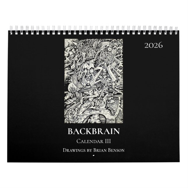 Backbrain Calendar III 2026 (Dubbel Sida) Kalender (Omslag)