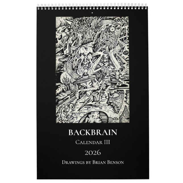 Backbrain Calendar III 2026 (Single Page) Kalender (Omslag)