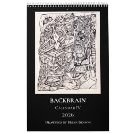 Backbrain Calendar IV 2026, Enkelsida Kalender