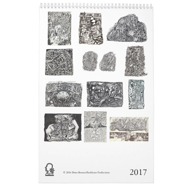 Backbrain Kalender 2017 (Baksida)