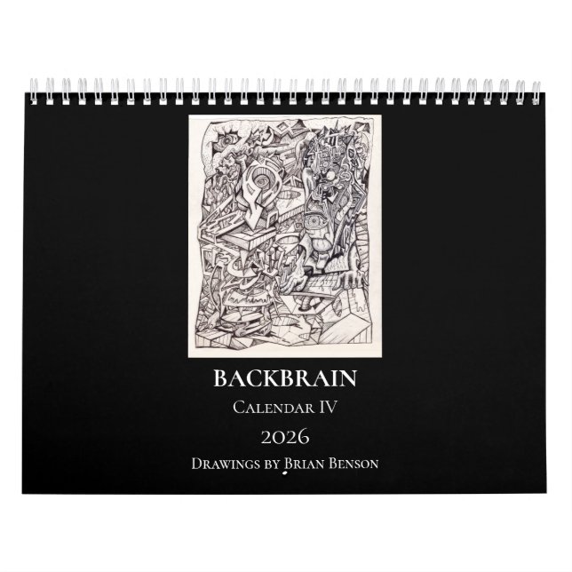 Backbrain Kalender IV 2026 Dubbelsida (Omslag)