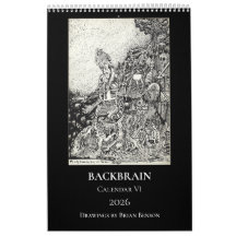 Backbrain Kalender VI, 2026, Enkel sida