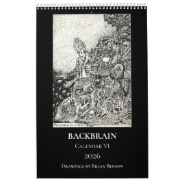 Backbrain Kalender VI, 2026, Enkel sida