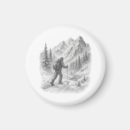 Backcountry skidtur magnet