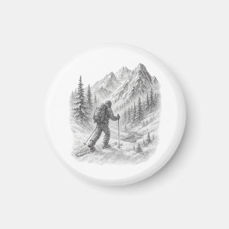 Backcountry skidtur magnet