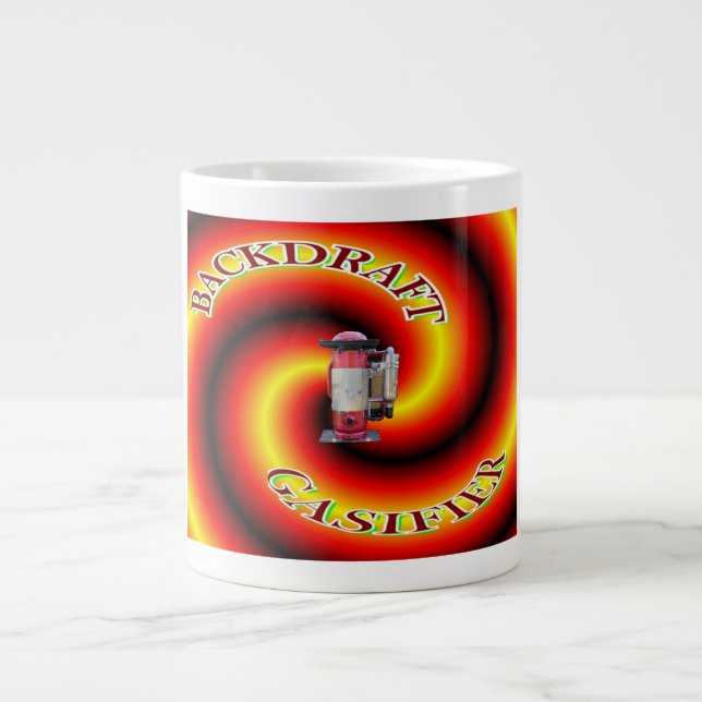 Backdraft-förgasare Jumbo Mugg (Framsidan)