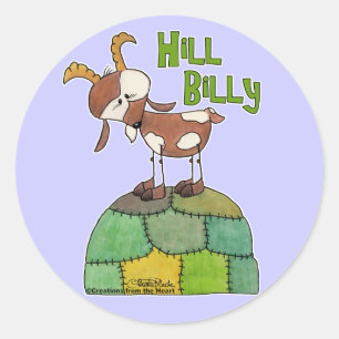 Backe Billy Runt Klistermärke