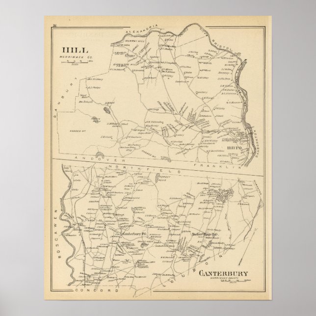 Backe, Canterbury Poster (Framsidan)