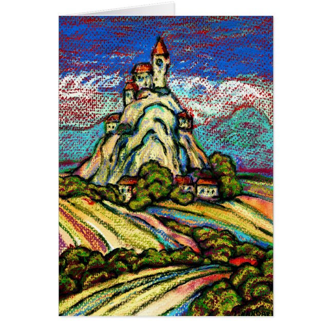 Backe Castle Fantasy Hälsningskort (Framsidan)