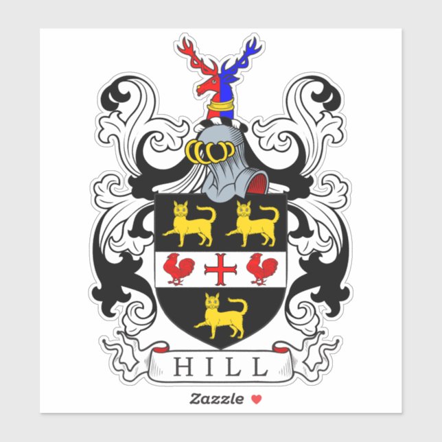 Backe Family Crest Klistermärken (Ark)