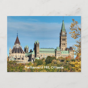 Backe i höst, Ottawa. Vykort
