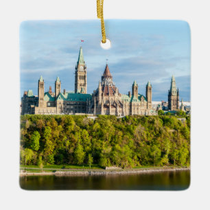 Backe i Ottawa - Ontario, Kanada Julgransprydnad Keramik