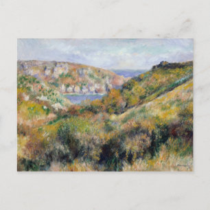 Backe kring Moulin Huet-Renoir-bukten Vykort