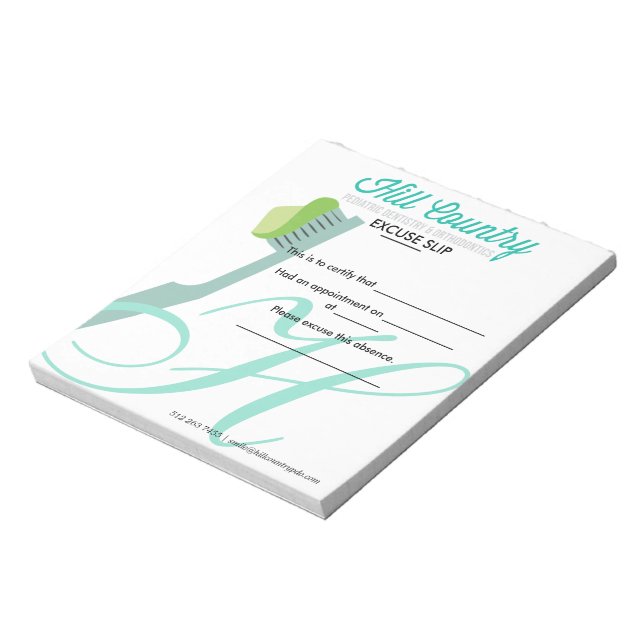 Backe Land: Skolan för SUB-skydd Anteckningsblock (Roterad)