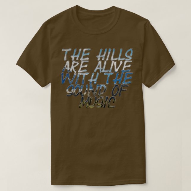 Backe lever med Ljud i Music T Shirt (Design framsida)